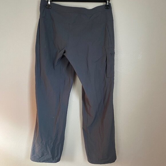 Mountain Hardwear size Women's 10/32 Gray Cargo Stretchy Hiking Outdoors Pants - Picture 3 of 11